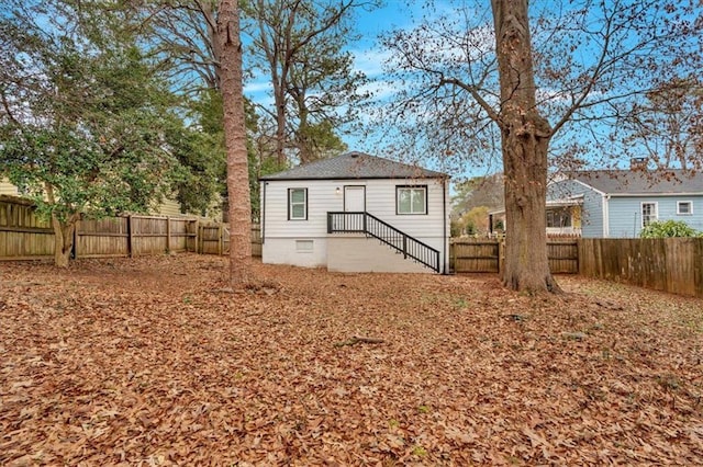 1222 E Forrest Ave, Atlanta, GA 30344 - rear view of property featuring a fenced backyard