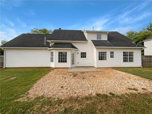 727 Overlook Crst, Monroe, GA 30655 - rear view of property featuring a patio area and a shingled roof