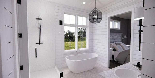 0 Wynn Dr, Carrollton, GA 30117 - ensuite bathroom with a freestanding bath and vanity