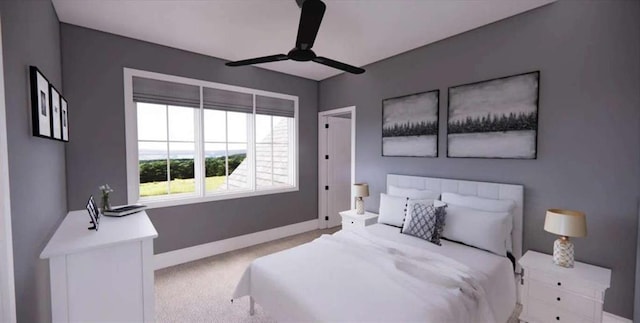 0 Wynn Dr, Carrollton, GA 30117 - bedroom featuring baseboards, carpet floors, and a ceiling fan