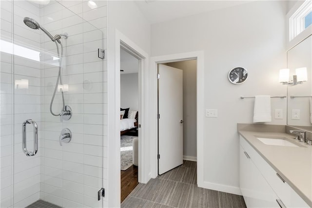 205 Wilbur Ave SE Unit A, Atlanta, GA 30316 - bathroom featuring a shower stall, ensuite bath, and vanity