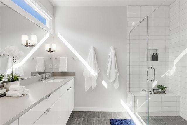 205 Wilbur Ave SE Unit A, Atlanta, GA 30316 - full bath featuring baseboards, vanity, and a stall shower