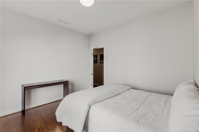 205 Wilbur Ave SE Unit A, Atlanta, GA 30316 - bedroom with baseboards, wood finished floors, and visible vents