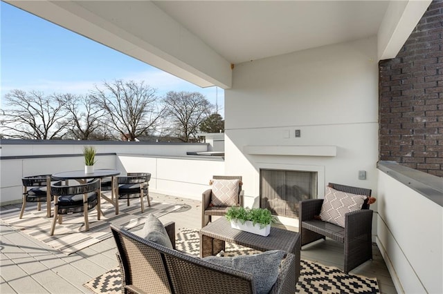 205 Wilbur Ave SE Unit A, Atlanta, GA 30316 - view of patio / terrace featuring a balcony