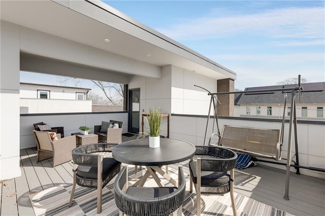 205 Wilbur Ave SE Unit A, Atlanta, GA 30316 - wooden terrace featuring outdoor dining area