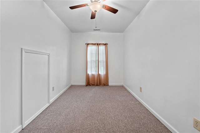 110 The Farm Rd, Mcdonough, GA 30252 - carpeted spare room featuring baseboards, ceiling fan, and visible vents