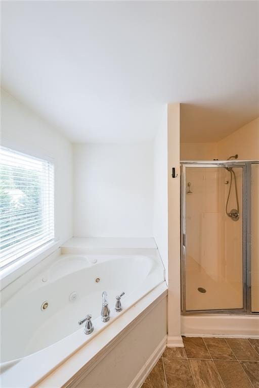 5280 Lakerock Way S, Fulton, GA 30331 - full bathroom featuring a tub with jets and a shower stall