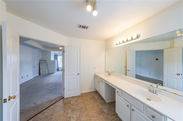 5280 Lakerock Way S, Fulton, GA 30331 - full bathroom featuring double vanity and baseboards