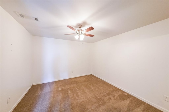 5280 Lakerock Way S, Fulton, GA 30331 - spare room featuring light colored carpet and ceiling fan