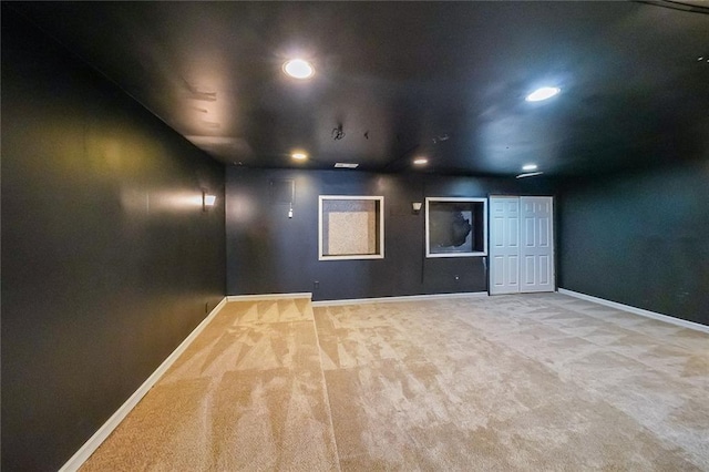 5280 Lakerock Way S, Fulton, GA 30331 - carpeted empty room with recessed lighting and baseboards