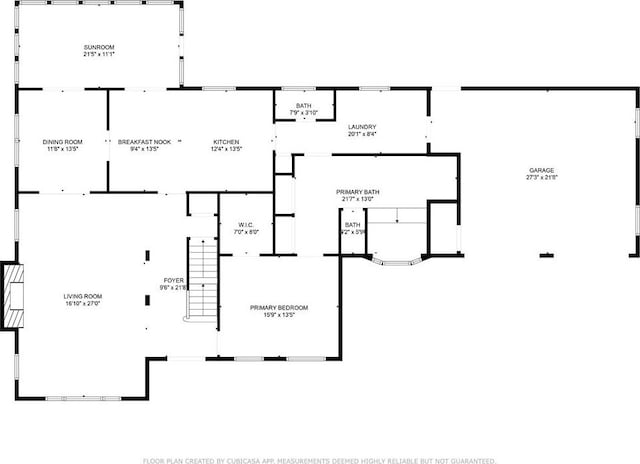 34 Johnston Row NW, Cartersville, GA 30121 - view of home floor plan