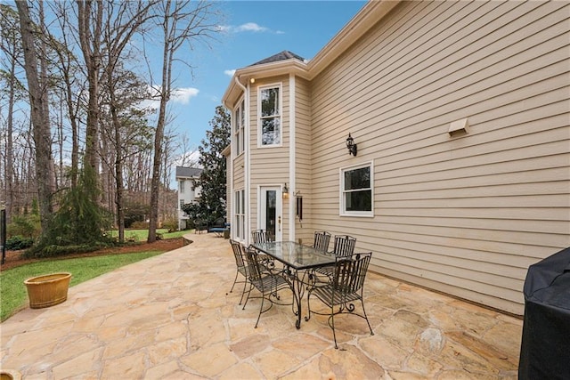 view of patio / terrace featuring outdoor dining space