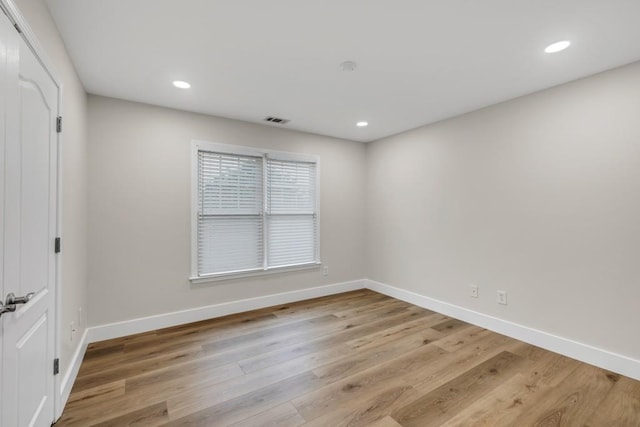 1547 Trilogy Park, Hoschton, GA 30548 - empty room featuring baseboards, light wood-style floors, and recessed lighting