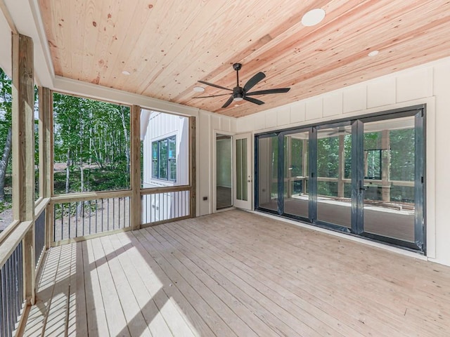 356 Henry Scott Rd, Ball Ground, GA 30107 - wooden deck featuring ceiling fan