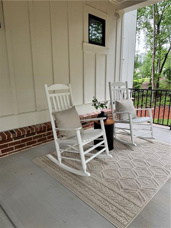 356 Henry Scott Rd, Ball Ground, GA 30107 - view of porch