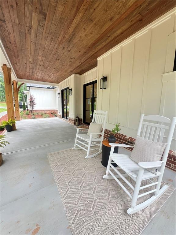 356 Henry Scott Rd, Ball Ground, GA 30107 - view of patio / terrace