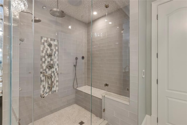 170 Autry Trl, Johns Creek, GA 30022 - full bathroom with a shower stall and recessed lighting