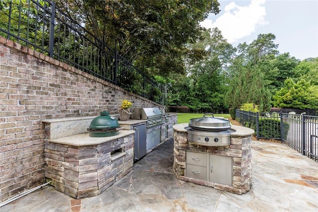 170 Autry Trl, Johns Creek, GA 30022 - view of patio with area for grilling