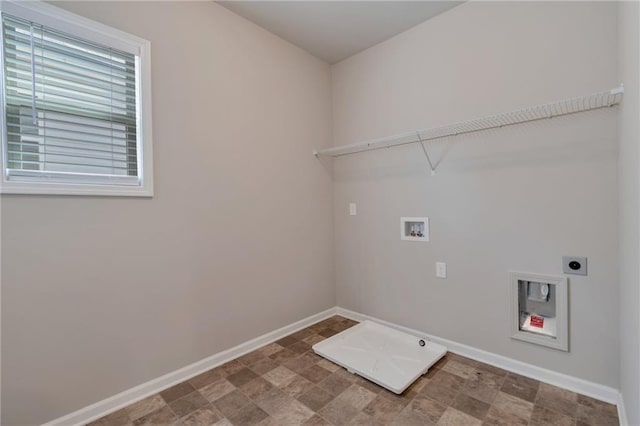 2320 Ivy Birch Ln, Buford, GA 30519 - laundry room featuring washer hookup, baseboards, and electric dryer hookup