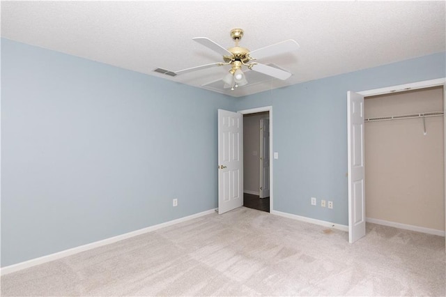 89 Paul Cir, Jasper, GA 30143 - unfurnished bedroom featuring carpet flooring, a closet, and ceiling fan