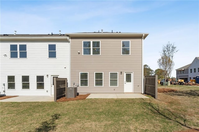 432 Carrera Ln, Acworth, GA 30102 - back of property featuring a lawn, a patio, and central air condition unit
