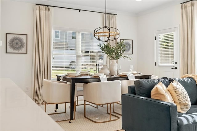 432 Carrera Ln, Acworth, GA 30102 - dining room with a chandelier