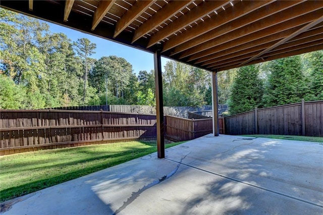 view of patio