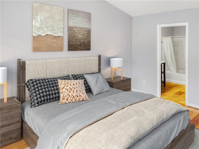 1649 Southgate Mill Dr, Duluth, GA 30096 - bedroom with wood finished floors and baseboards