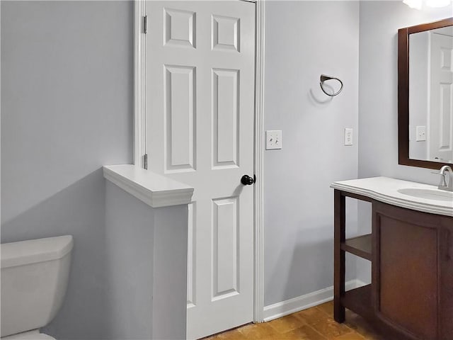 1649 Southgate Mill Dr, Duluth, GA 30096 - half bath with toilet, vanity, and baseboards