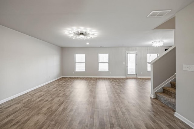 interior space featuring wood-type flooring