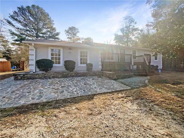 view of front of home