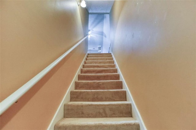 view of stairs