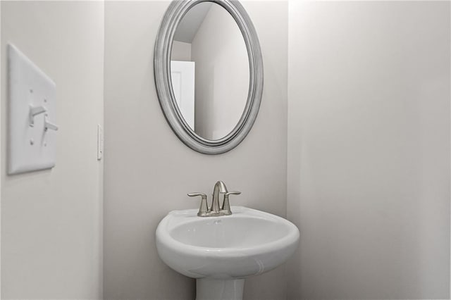 bathroom with a sink