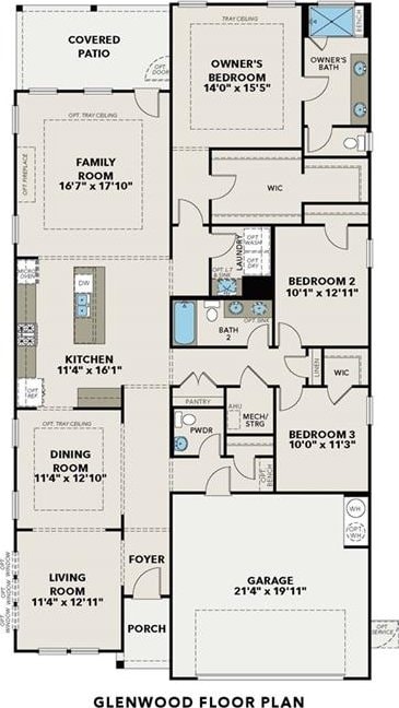 1682 Juniper Berry Way, Loganville, GA 30052 - view of floor plan / room layout