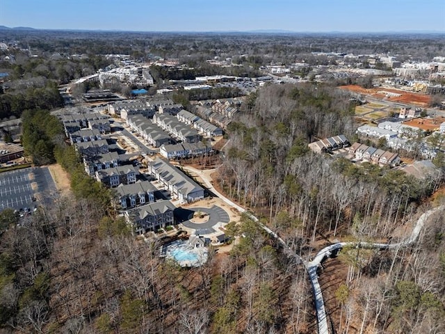 124 Everley Walk, Alpharetta, GA 30009 - aerial view of property's location with nearby suburban area
