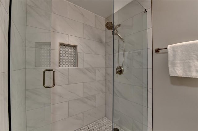1595 Northcliff Trce, Roswell, GA 30076 - bathroom featuring a shower stall