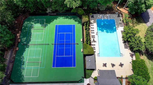 1595 Northcliff Trce, Roswell, GA 30076 - bird's eye view of a pool area