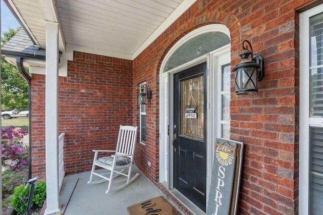 20 Friendship Rd, Euharlee, GA 30145 - entrance to property with brick siding and covered porch
