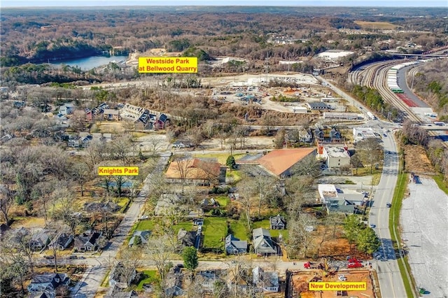 1087 Longley Ave NW, Atlanta, GA 30318 - drone / aerial view with a forest view