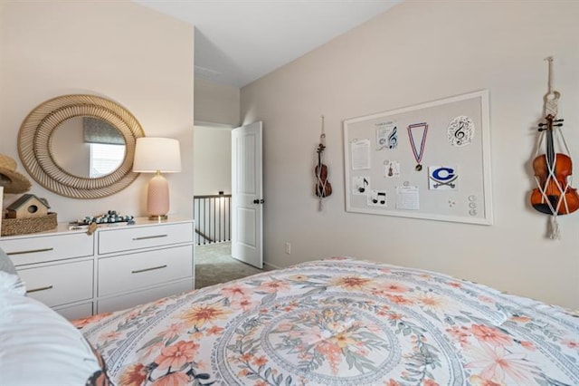 bedroom with carpet flooring