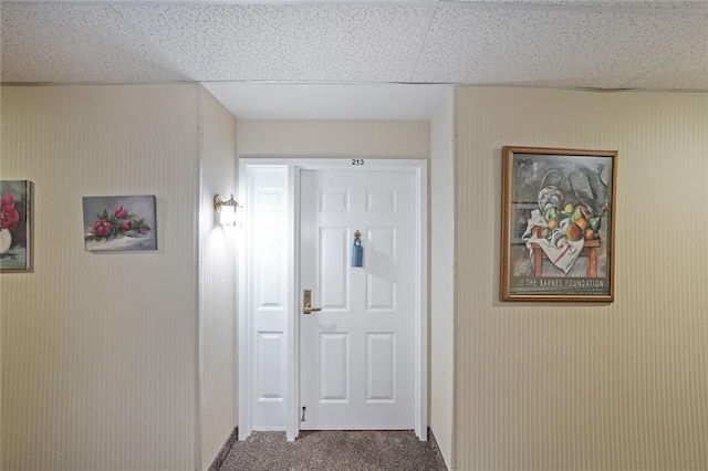 1800 Clairmont Lk Unit 213, Decatur, GA 30033 - hall with carpet floors and baseboards