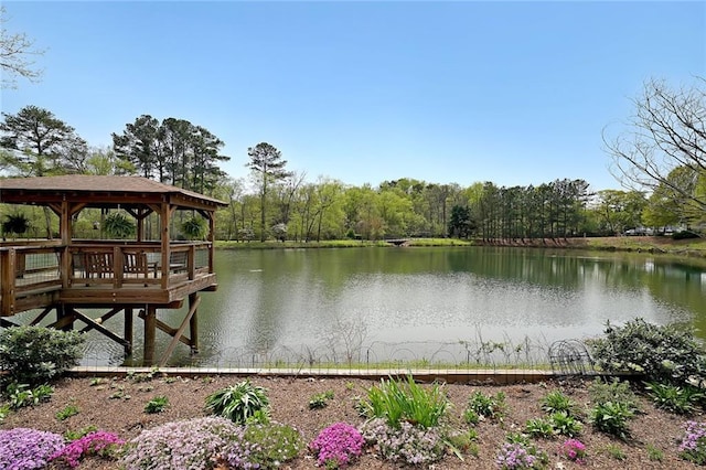 1800 Clairmont Lk Unit 213, Decatur, GA 30033 - dock area with a gazebo and a water view
