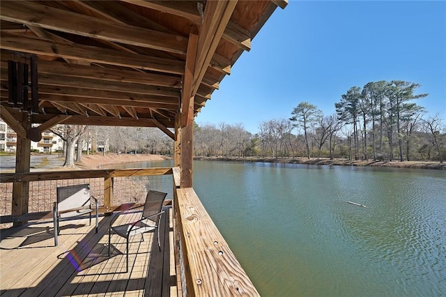 1800 Clairmont Lk Unit 213, Decatur, GA 30033 - dock featuring a water view