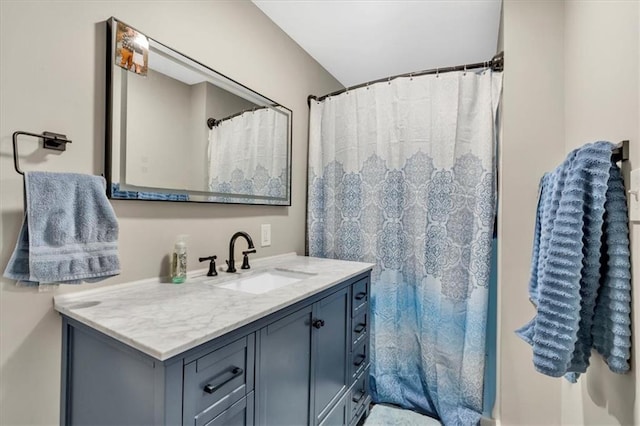 full bath featuring vanity