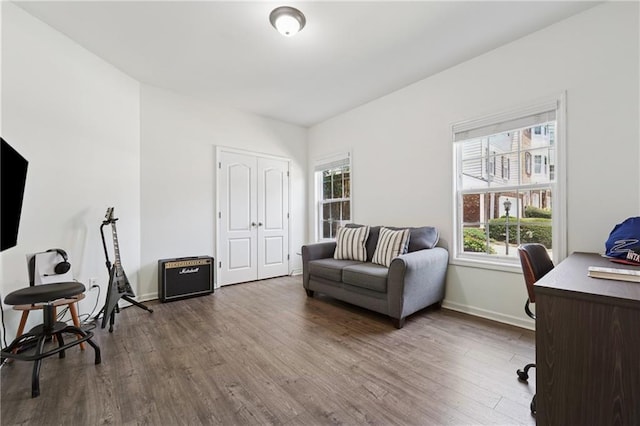 350 Eagle Tiff Dr, Sugar Hill, GA 30518 - office featuring wood finished floors and baseboards