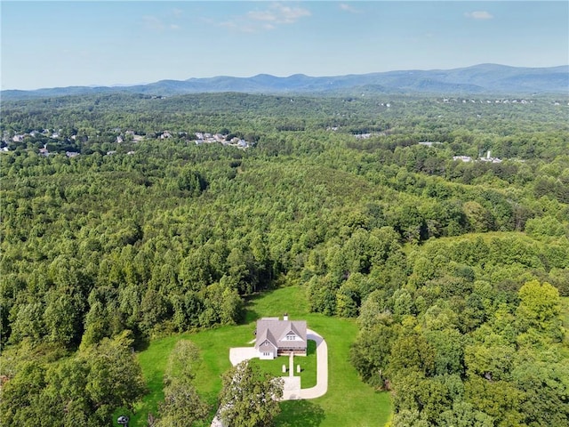 1656 Talking Rock Rd, Jasper, GA 30143 - aerial view of property's location featuring a heavily wooded area and mountains