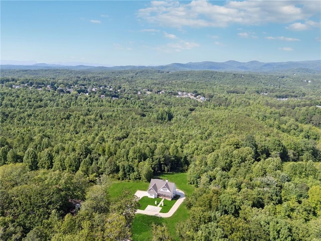 1656 Talking Rock Rd, Jasper, GA 30143 - bird's eye view of a heavily wooded area and a mountain backdrop