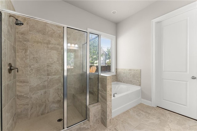 427 Dawson Pointe Pkwy, Dawsonville, GA 30534 - full bath with a shower stall and a garden tub