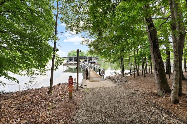 427 Dawson Pointe Pkwy, Dawsonville, GA 30534 - dock area featuring a water view