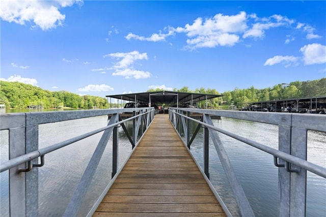 427 Dawson Pointe Pkwy, Dawsonville, GA 30534 - dock area with a water view
